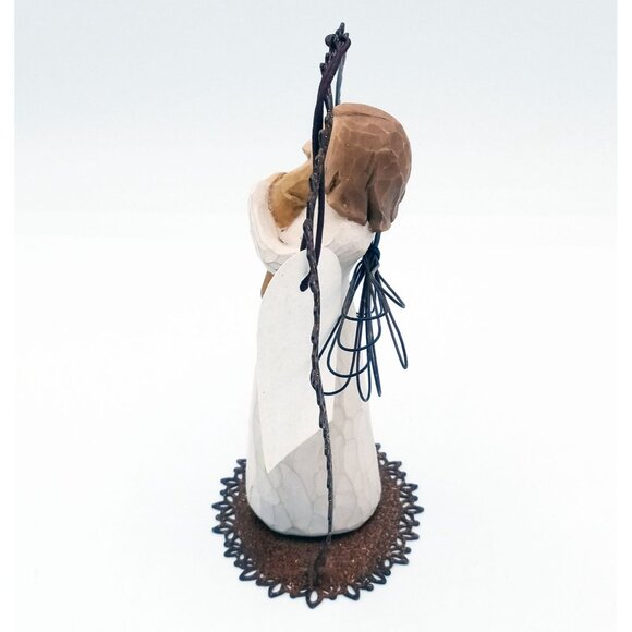 Angel of Friendship Willow Tree Demdaco 2010 Susan Lordi 5" Pet Lovers Comfort - Picture 7 of 14